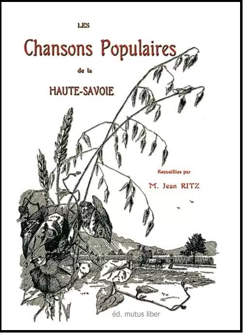 Livre rare « Les chansons populaires de la Haute-Savoie »