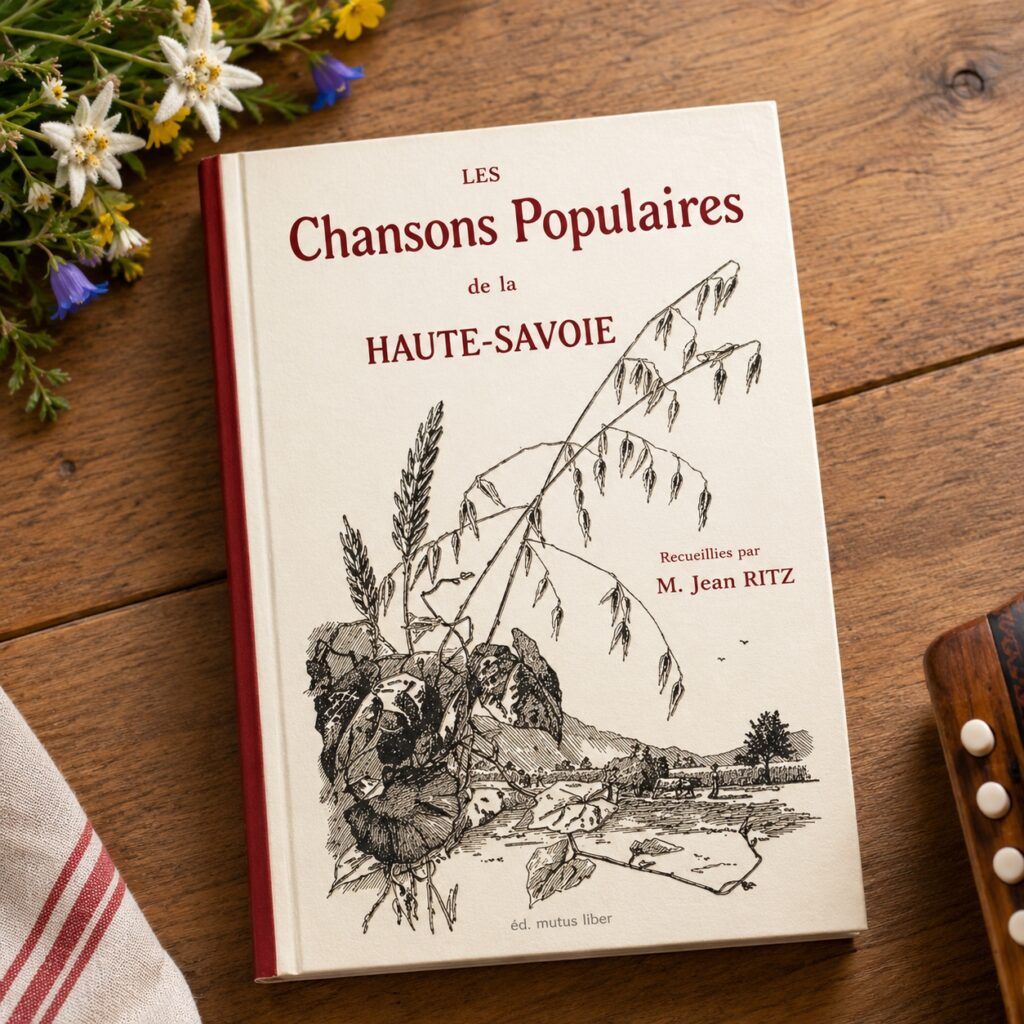 Livre rare « Les chansons populaires de la Haute-Savoie »